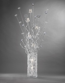 Koil Aluminium Crystal Table Lamps Diyas Home Modern Crystal Table Lamps Koil Aluminium Crystal Table Lamps Diyas Home Modern Crystal Table Lamps